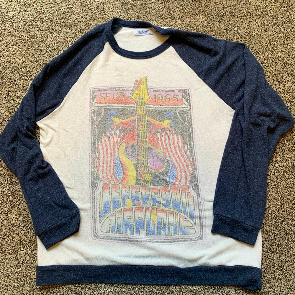 Women’s Lauren Moochi Jefferson Airplane lightweight sweatshirt medium